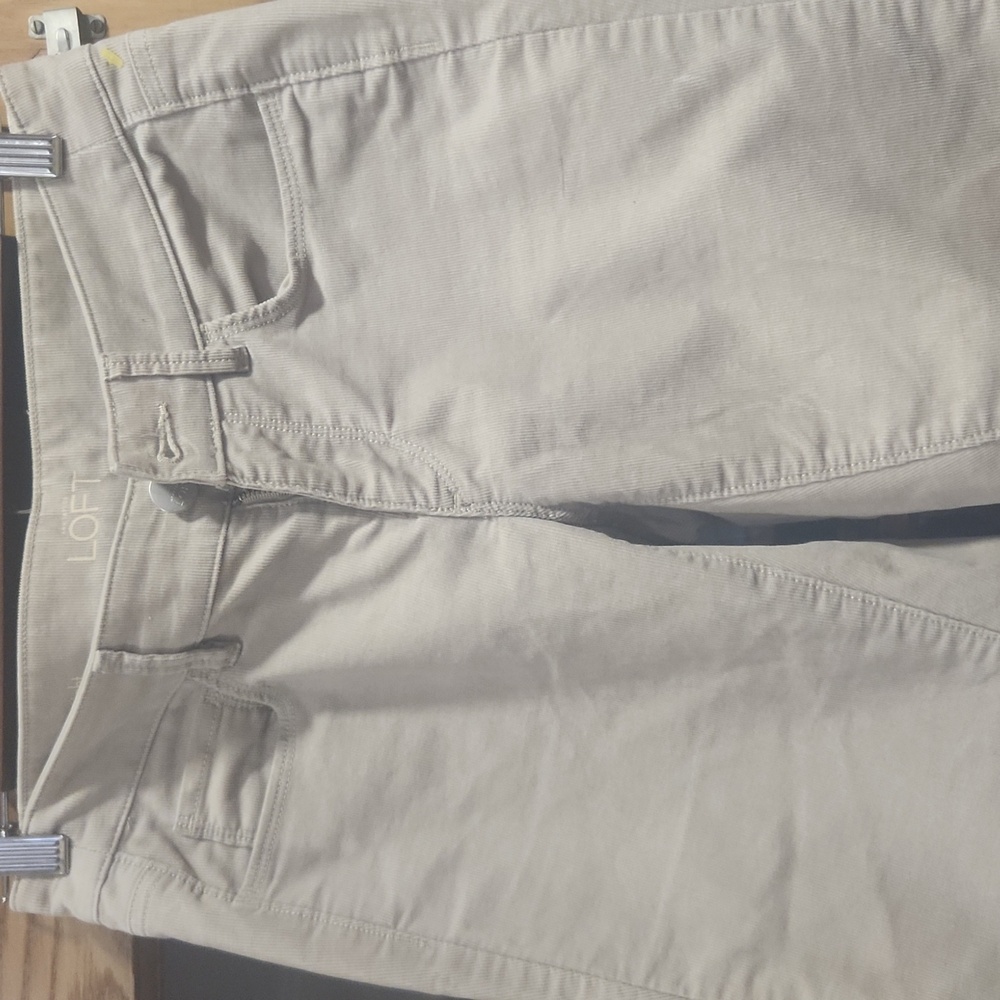 Beige Cordaroy Jeans From Ann Taylor Loft